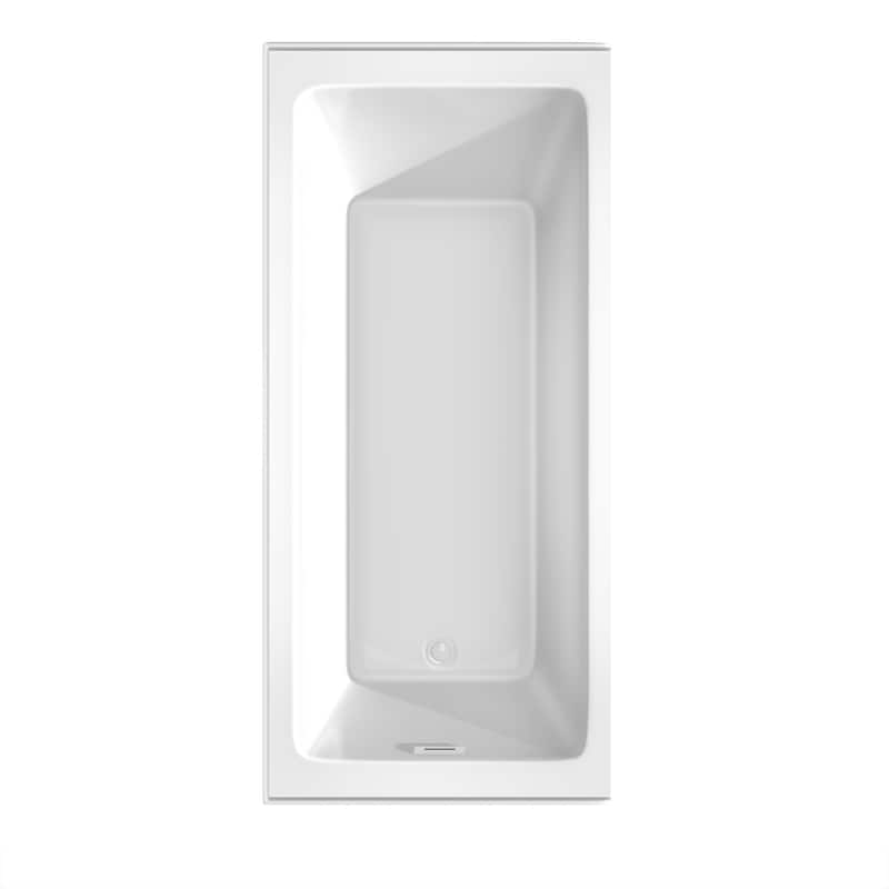 Wyndham Collection WCBTW16630L Grayley 66" Three Wall Alcove Acrylic