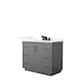 Option Dark Gray, Black Trim, Giotto Quartz Top
