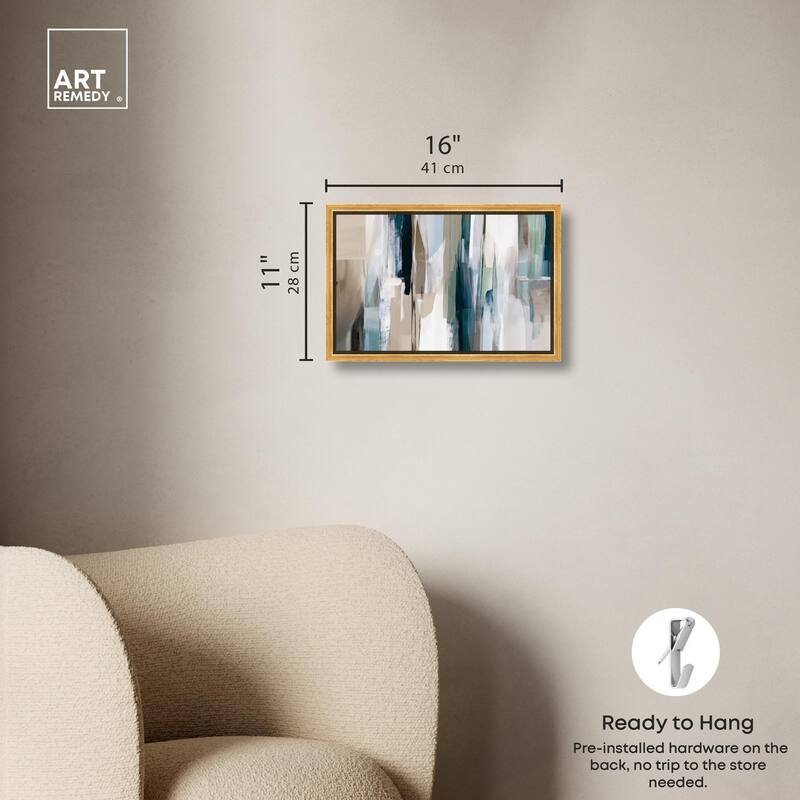 Color Columns Canvas by Art Remedy