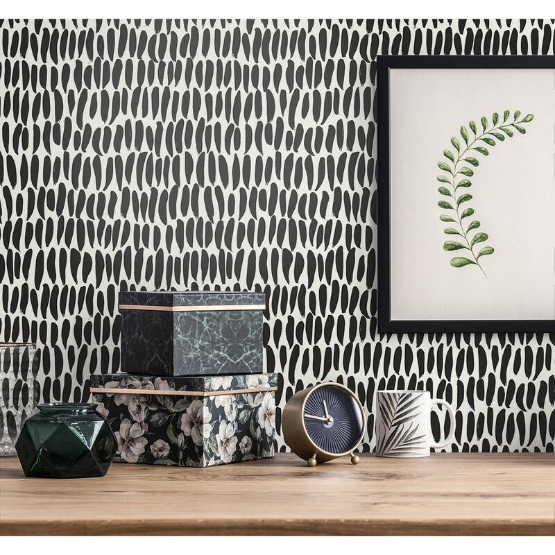 The Simple Life Brushwork Unpasted Wallpaper