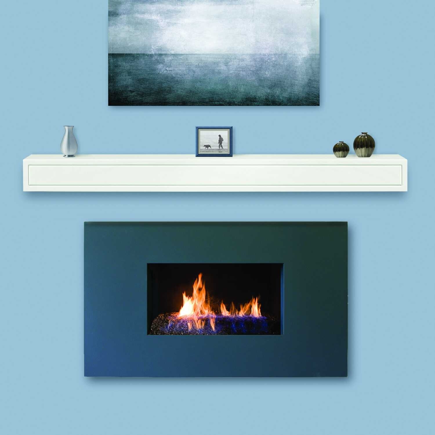 Shop 72 Contemporary White Mdf Mantel Shelf On Sale Overstock 29448015