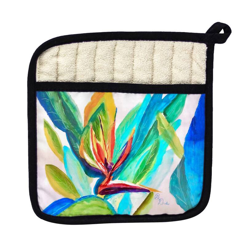 Bird of Paradise Pot Holder - 9x9