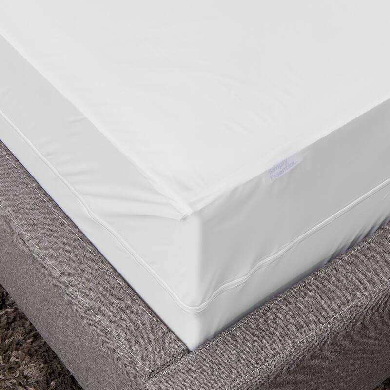 100 Vinyl, Zippered Mattress Protector Encasement On Sale Bed Bath