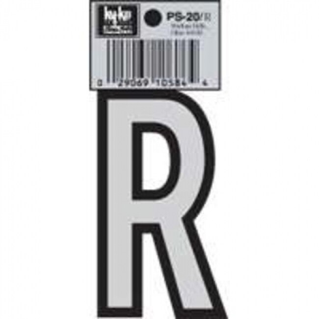 Shop Hy Ko Ps 20 R Vinyl Lettering Reflective House Letter R Size 3 1 4 Overstock 28026898