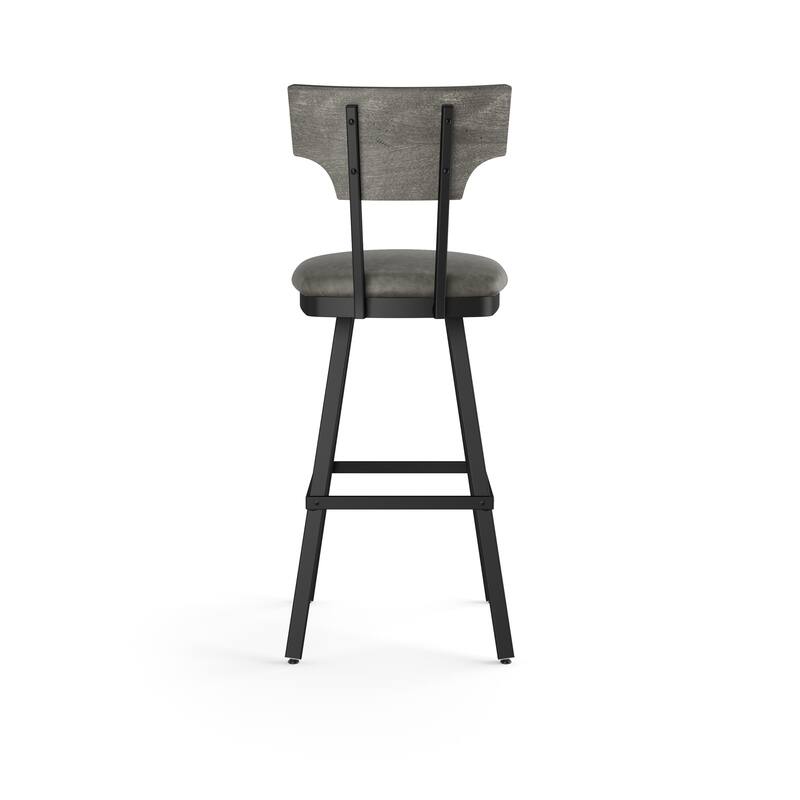 Amisco Gustavson Swivel Counter and Bar Stool