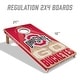 preview thumbnail 2 of 5, Ohio State Buckeyes NCAA 2x4 Professional Cornhole Board Set