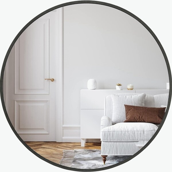 32 IN Metal Round mirror - Bed Bath & Beyond - 39194832