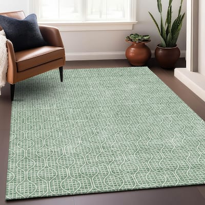 Premium Washable Super Soft Modern Teardrop Mayfield Rug