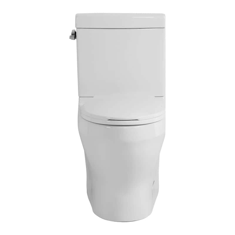 Fine Fxitures Modern Two Piece Elongated Toilet Ada Compliant