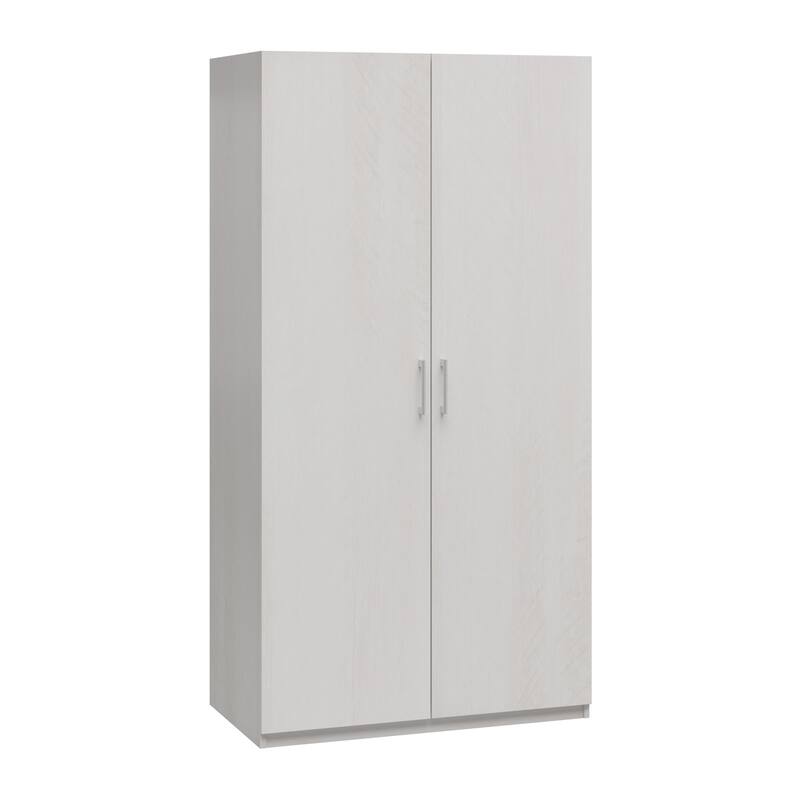 Anmytek Freestanding Modular Extra Wide Wardrobe with Open Shelves Closet Storage Organizer