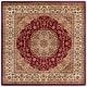 preview thumbnail 6 of 19, SAFAVIEH Lyndhurst Sagit Traditional Oriental Rug 6' Square - Red/Ivory - Square