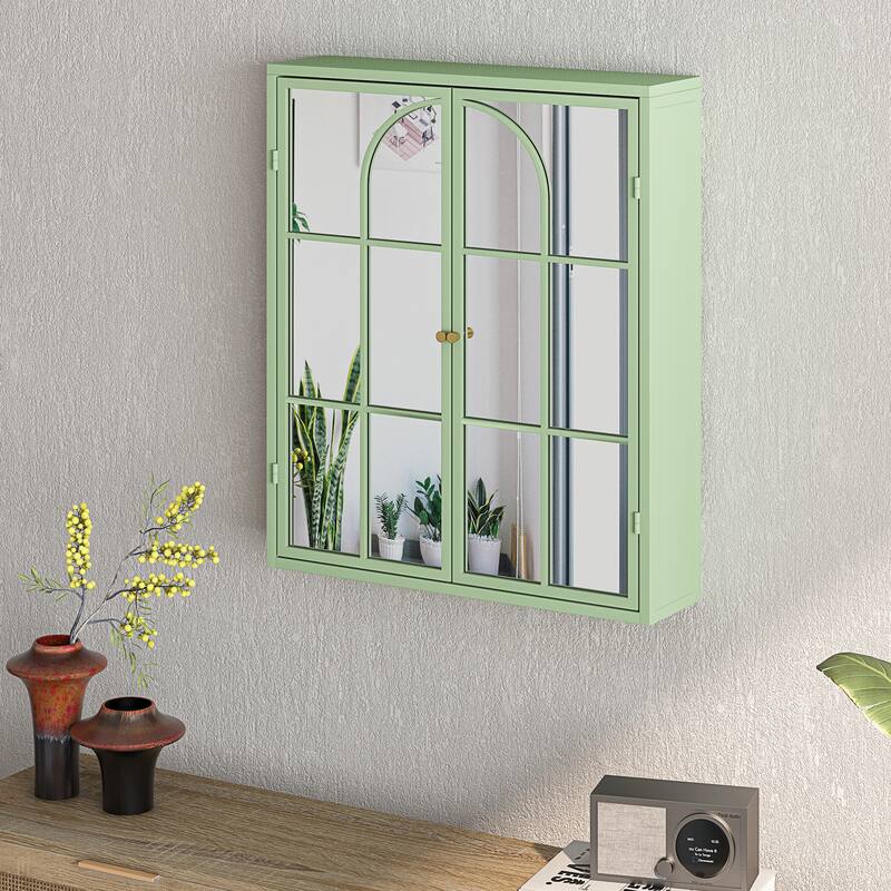 23.62 "Vintage Two Door Wall Cabinet