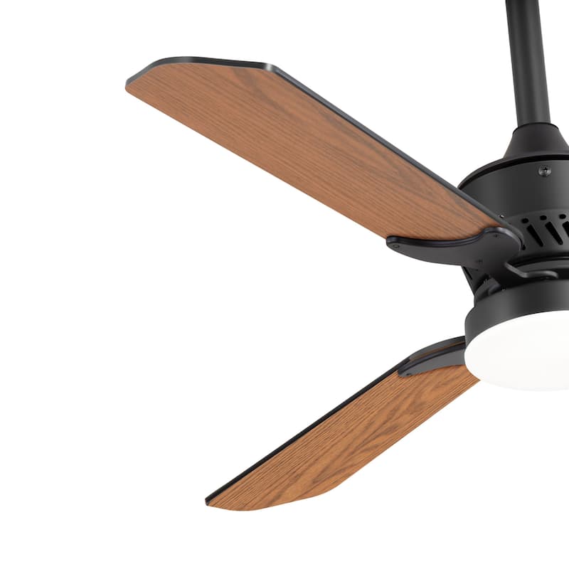 1/2 Set 42-in Integrated Ceiling Fan with LED Light and Remote(3 Reversible Blades）