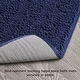 preview thumbnail 4 of 100, Laura Ashley Astor Chenille Bath Mat with TPR Backing