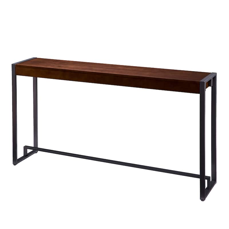 SEI Furniture Macen Modern Narrow Industrial Console Table