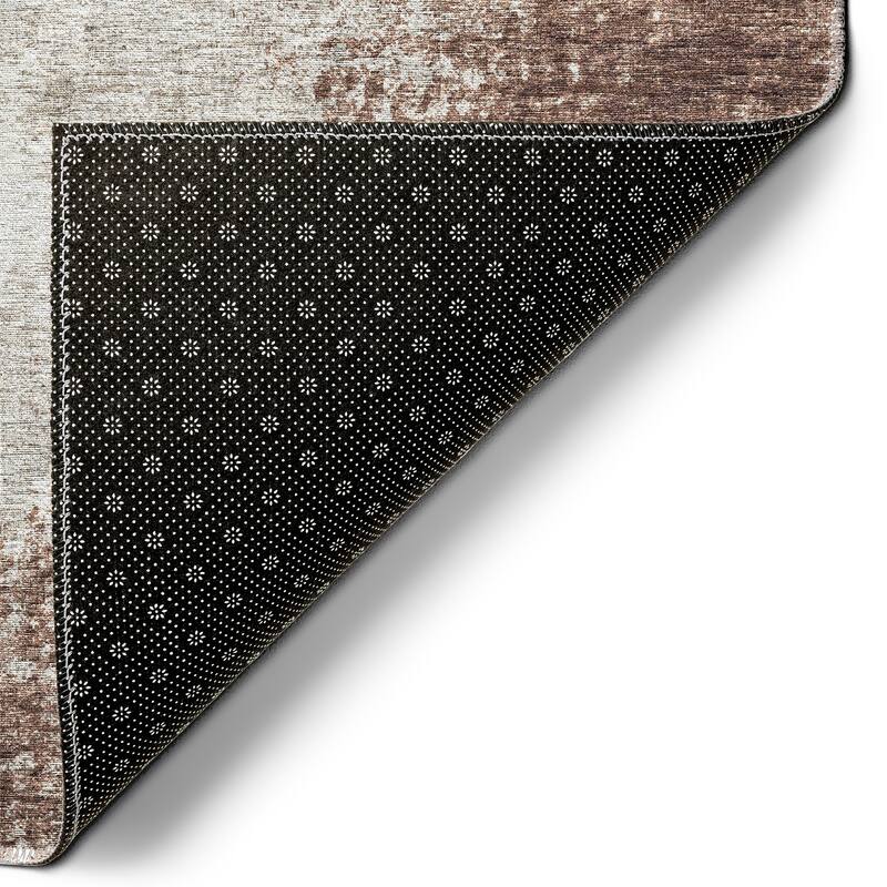 Indoor/Outdoor Rylee Modern Bordered Washable Rug