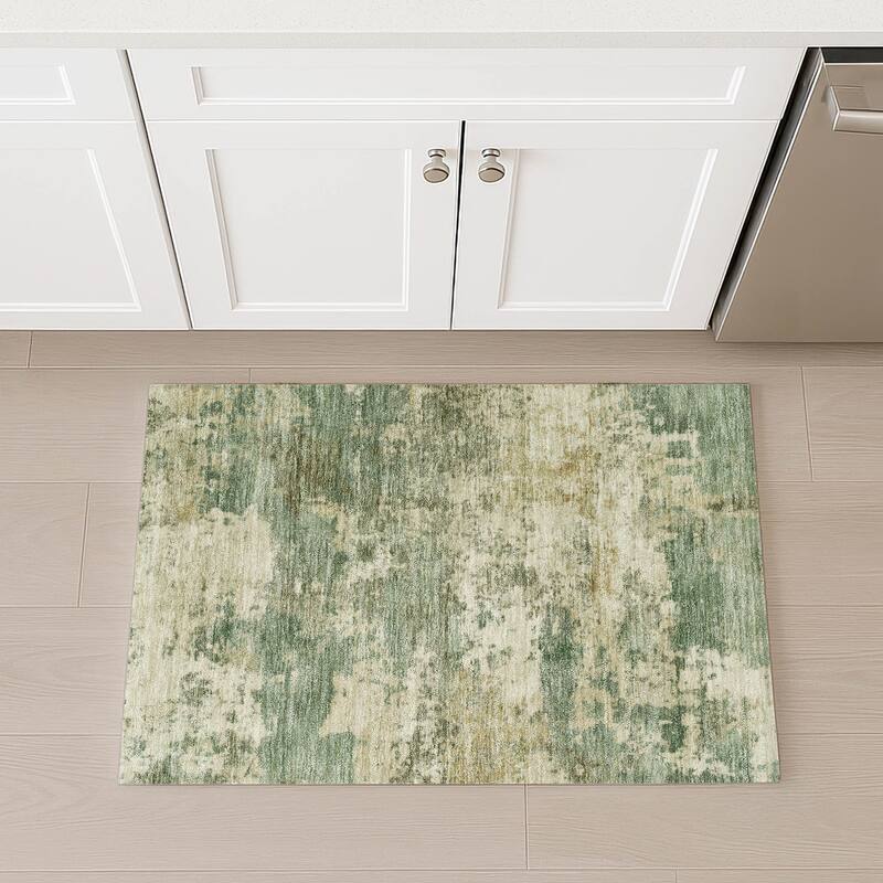 Machine Washable Indoor/ Outdoor Modern Jenna Chantille Rug