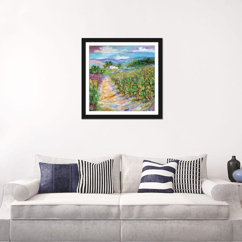 iCanvas "Original Oil Painting Napa Valley California" by Karen Tarlton