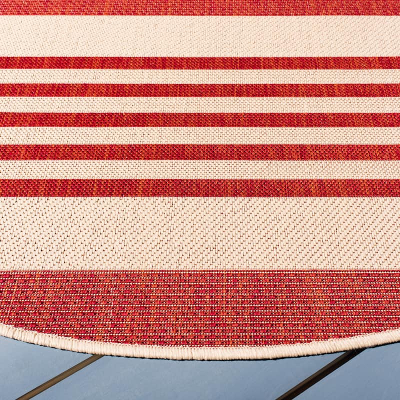 SAFAVIEH Beach House Mecbure Indoor/ Outdoor Waterproof Patio Backyard Rug
