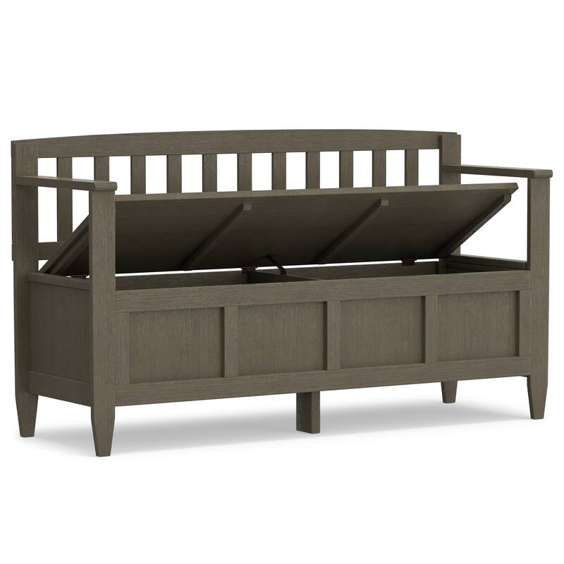 WYNDENHALL Riverside 48 inch Wide Entryway Storage Bench - 20 inch wide