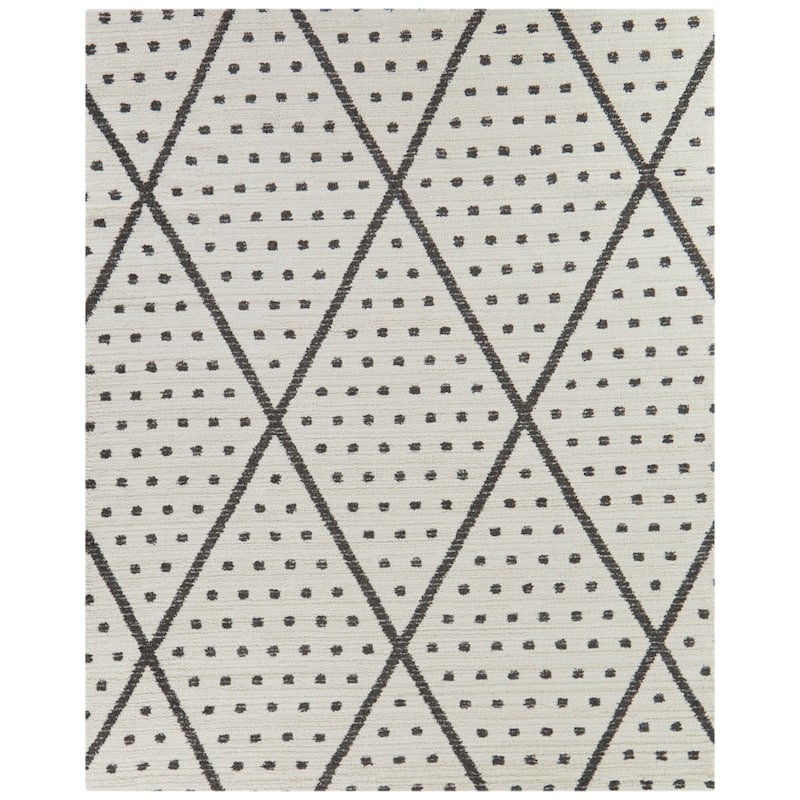Cecile Polka Dot Diamond Trellis Area Rug