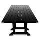 preview thumbnail 15 of 49, Laguna Hdpe All Weather Outdoor Patio 71" Rectangular Dining Table
