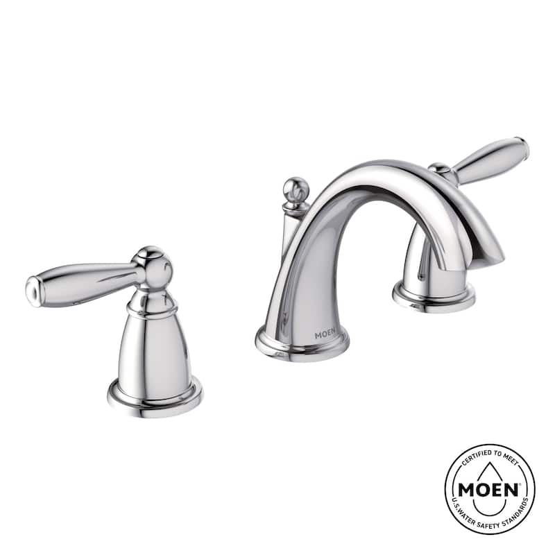 Moen TV6620 Brantford 1.2 GPM Widespread Bathroom Faucet with Rough-in