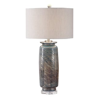 Uttermost Olesya Swirl Glass Table Lamp