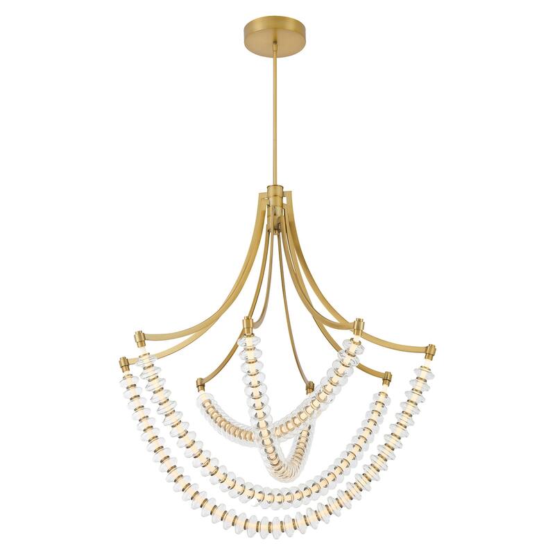 Minka Lavery 5647-L Pearl 40" Wide Abstract Chandelier