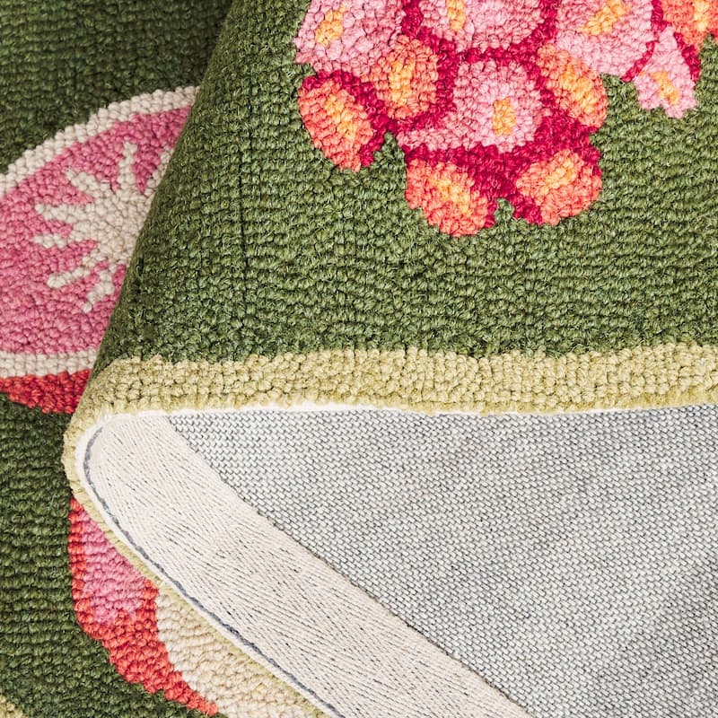 SAFAVIEH Handmade Chelsea Sefkije French Country Fruit Wool Rug