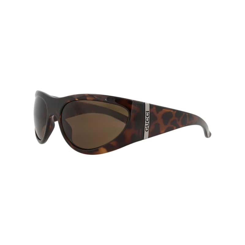 Gucci Shield-Frame Injection Sunglasses