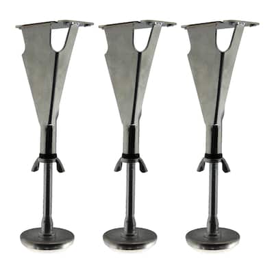 Adjustable Height Center Support Leg for Bed Frame (Set of 3)