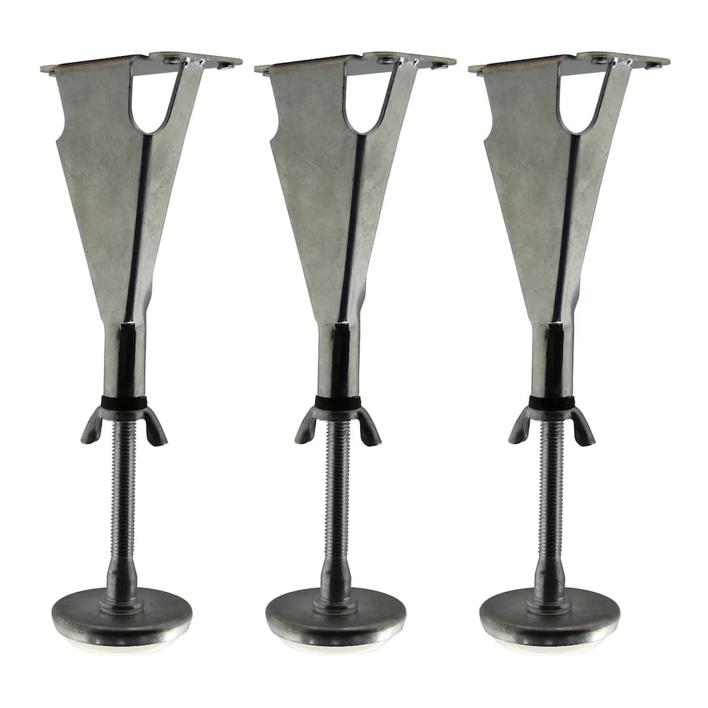 Adjustable Height Center Support Leg for Bed Frame (Set of 3)