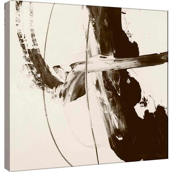 PTM Images 9-100898 PTM Canvas Collection 12" x 12" - "Sepia H" Giclee Abstract Art Print on Canvas