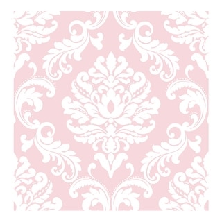 NuWallpaper Pink Ariel Peel & Stick Wallpaper - 216in x 20.5in x 0.025in