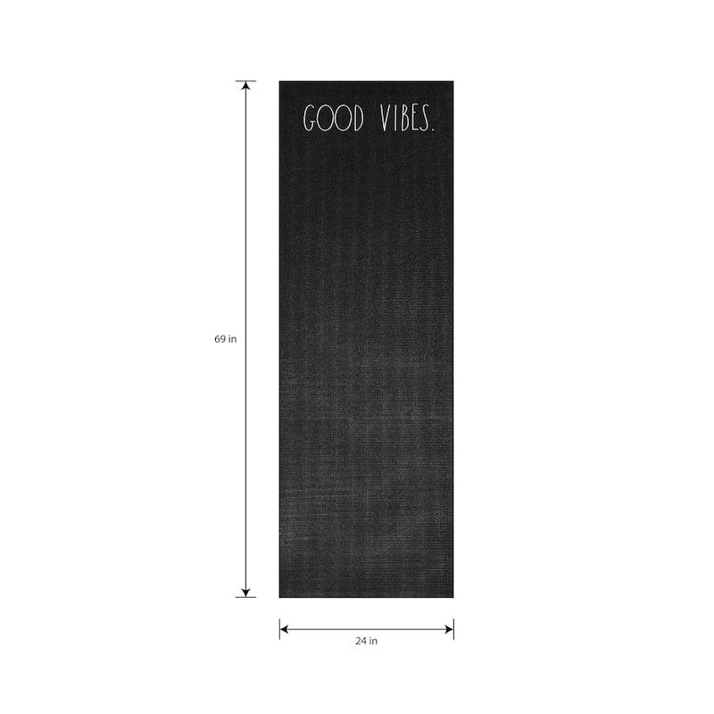 Rae Dunn Yoga/Exercise Mat - 24" x 69"