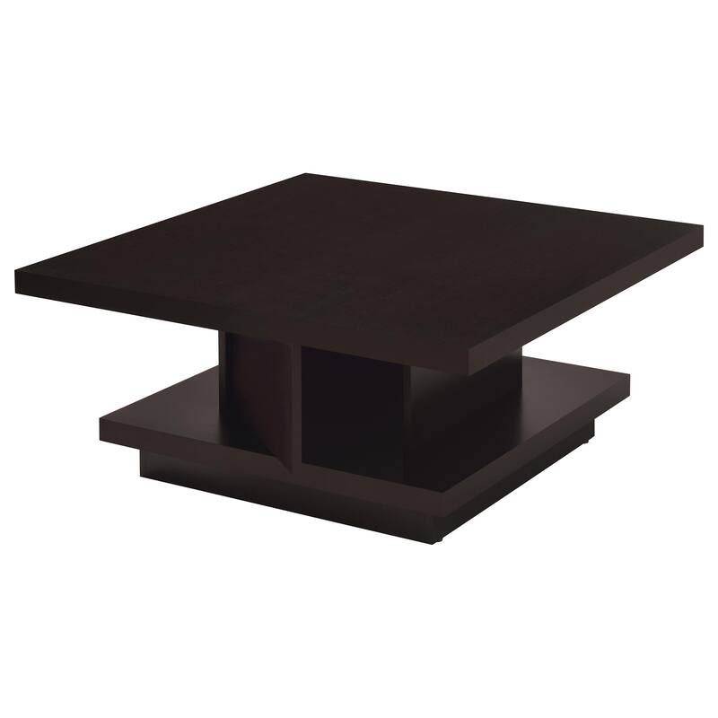 Haxton Cappuccino 2-piece Square Coffee and End Table Set