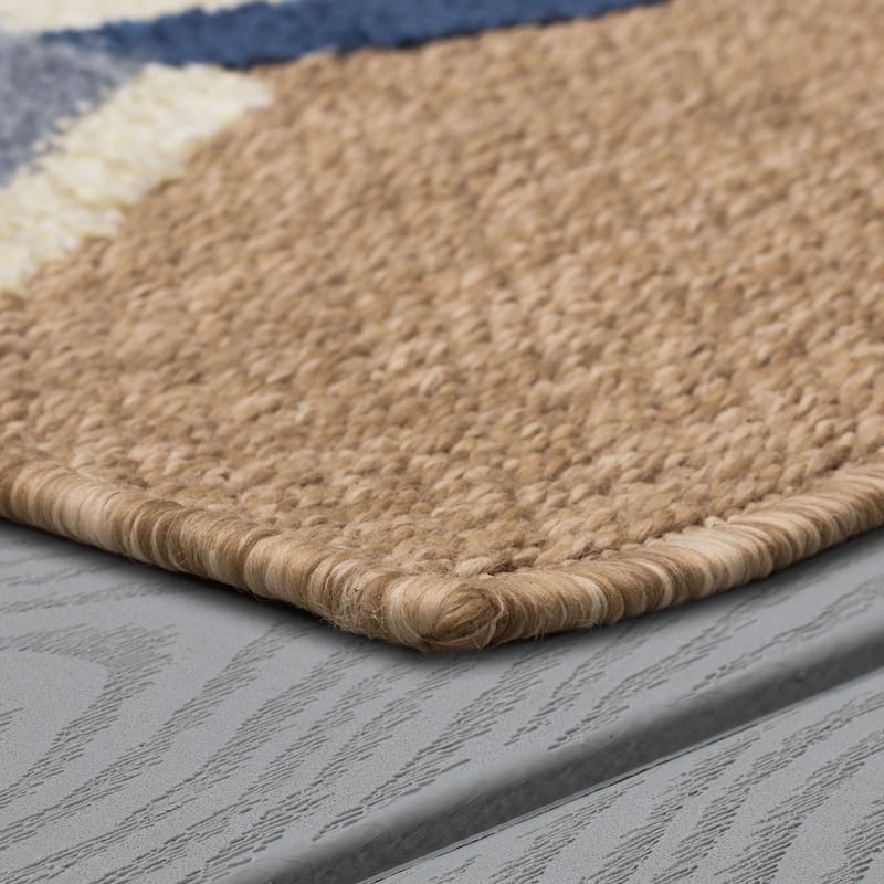 Karastan Boca Grande Geometric Stripe Indoor Outdoor Area Rug