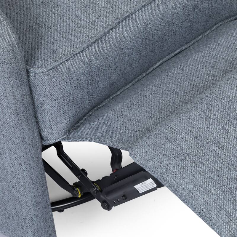 360° Rotation Lounge Chair with Classic Style for Living Room or Bedroom, Lever-Control Recliner for Reading & Relaxation