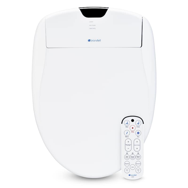 Brondell Swash 1400 Luxury Bidet Toilet Seat - Elongated - White