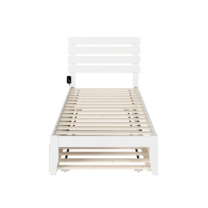 Oxford Bed with Twin XL Trundle