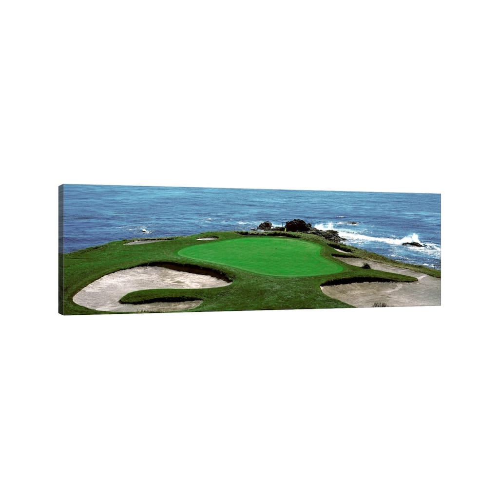 iCanvas "Pebble Beach Golf Course 8th Green Carmel CA" by Panoramic Images Canvas Print