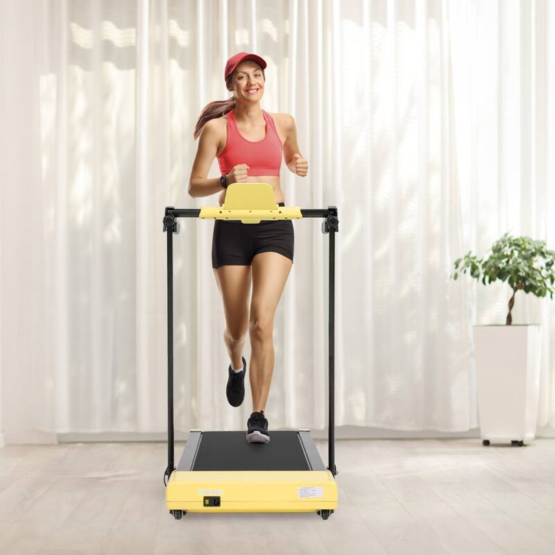 Walking Mat Treadmills Portable with LED Display Panel, Home Treadmills