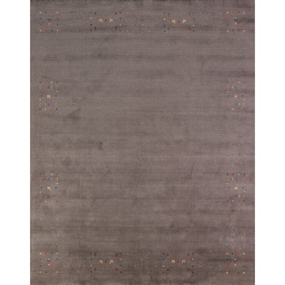 Tribal Gabbeh Indian Area Rug Hand-Knotted Bedroom Wool Carpet - 8'5" x 9'9"