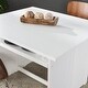 preview thumbnail 4 of 12, SEI Furniture Kleberg White Convertible Console to Dining Table