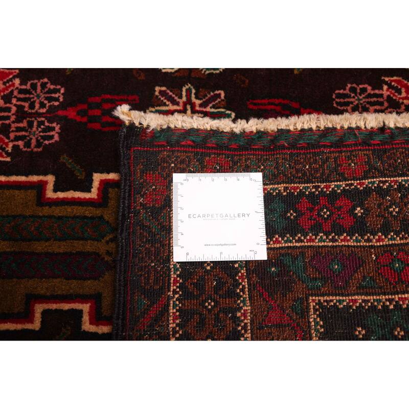 ECARPETGALLERY Hand-knotted Teimani Olive Wool Rug - 3'8 x 6'7