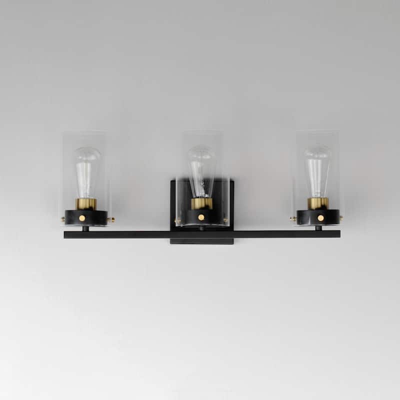 Maxim 12403CL Pinn 3 Light 21" Wide Vanity Light with Clear Glass