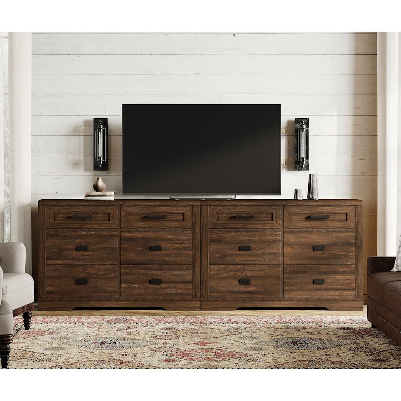 WAMPAT Dresser for Bedroom, Mid Century Modern Closet Storage Organizer