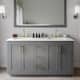 Option Dark Gray / Giotto Quartz Top / Brushed Gold