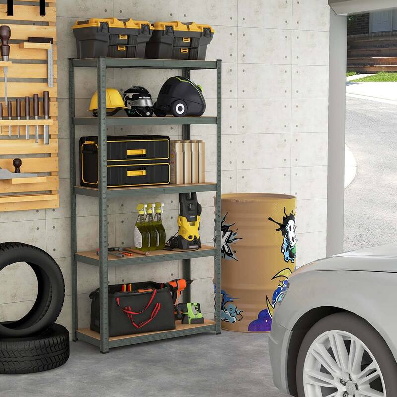Costway 5 Tier Adjustable Garage Shelving Unit with 2000 lbs Max Load - See Details